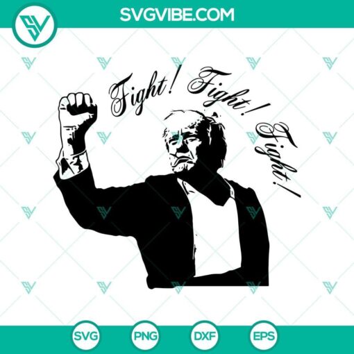 fight fight fight trump shooting svg donald trump rally shooting svg trump alive 2024 svg png cricut mockup