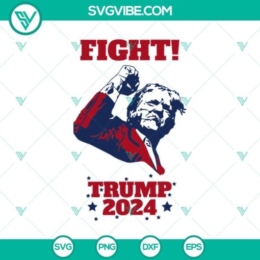 fight trump 2024 svg png trump rally shooting svg trump fight hand up shooting svg png mockup