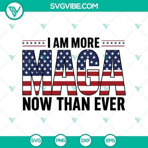 i am more maga now than ever svg maga usa flag svg mockup