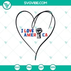 Sale, SVG Files, Trending SVG, I Love America Fight SVG, Donald Trump Fight 5