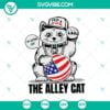 4th Of July, Funny SVG, SVG Files, I’m Voting For The Alley Cat Trump SVG 13