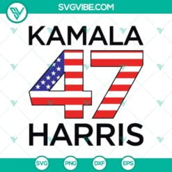 New products, SVG Files, Trending, Trending SVG, Kamala Harris 47 President SVG 10