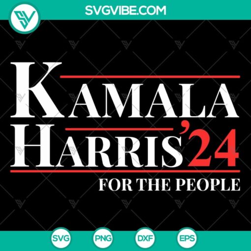 Kamala Madam President SVG, President Kamala Harris 2024 SVG