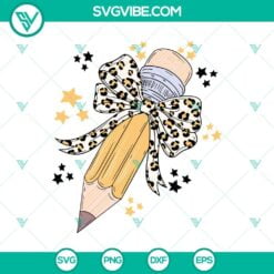 School svg, SVG Files, Leopard teacher pencil SVG, Back To School SVG, Leopard 16