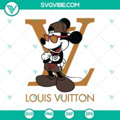 Louis Vuitton Mickey Mouse svg, Mickey Mouse Louis Vuitton svg