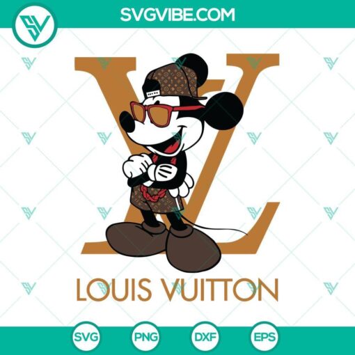 louis vuitton mickey mouse svg mickey mouse louis vuitton svg mockup