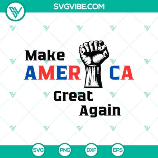 make america great again trump fight svg trump rally shooting svg trump fight hand svg png mockup