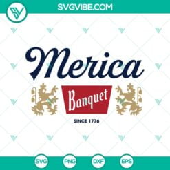 American, 4th Of July, SVG Files, Merica Banquet Beer SVG, Coors Banquet Beer 23