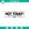 "Not To Day You Can't Kill Freedom SVG featuring Trump shooting design, Never Surrender SVG. Patriotic, political digital design for sale."