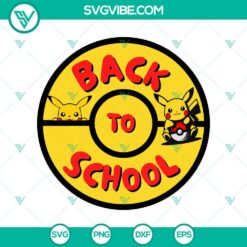 School svg, SVG Files, Trending, Trending SVG, Pikachu Back To School SVG, 9