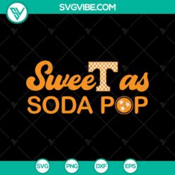 Baseball, Sports, SVG Files, Sweet As Soda Pop SVG, Tennessee Vols SVG PNG 18