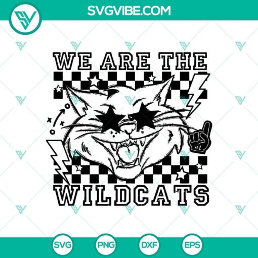 Wildcats Preppy Mascot SVG, Wildcats SVG Bundle, Wildcats Baseball SVG Cricut