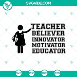 New products, School svg, Trending, Trending SVG, SVG Files, Teacher Believer 2