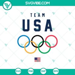 SVG Files, Trending, Trending SVG, Team USA Paris Summer Olympics SVG, Paris 2