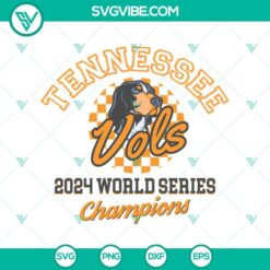 Baseball, Sports, SVG Files, Tennessee Vols SVG, Baseball 2024 World Series 7