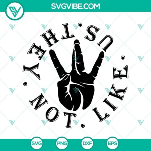 they not like us logo svg kendrick music svg they not like us svg mockup