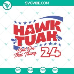 American, Donald Trump, SVG Files, Funny Trump Hawk Tuah 2024 SVG, Trump Make 3