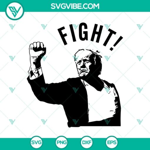 trump fight fight fight svg trump rally shooting 2024 svg png cricut mockup