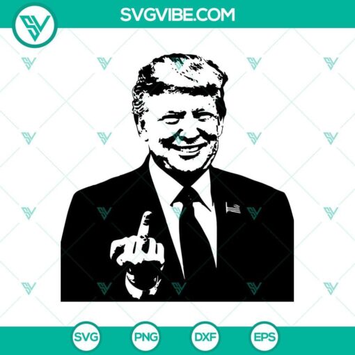 trump giving middle finger svg donald trump svg trump middle finger svg mockup