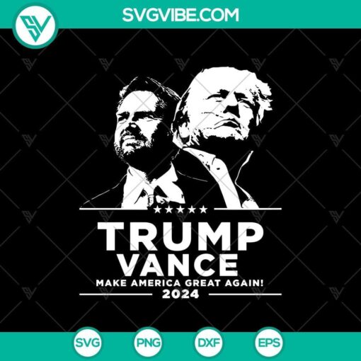 trump vance make america great again svg trump vance 2024 svg maga 24 svg cricut files mockup