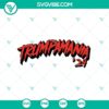 Trumpamania SVG PNG, Trump Vance 2024 SVG, Make America Great Again SVG design with patriotic elements for supporters in 2024 election.