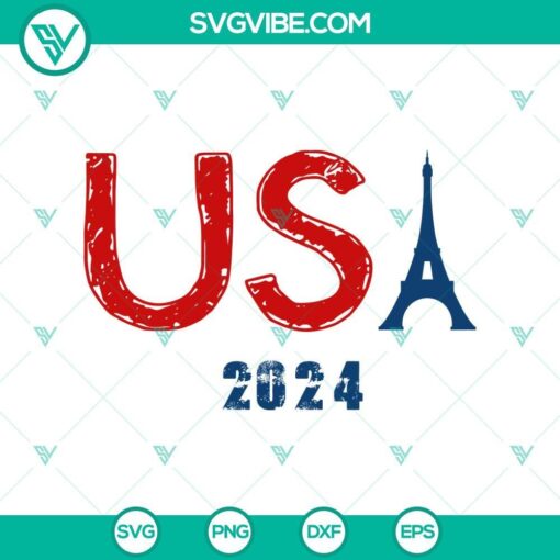 usa 2024 eiffel tower svg team usa svg paris 2024 summer olympics svg mockup