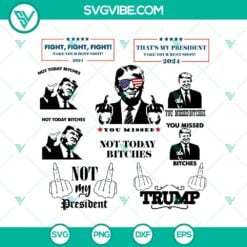 SVG Files, Trending, Trending SVG, You Missed Trump Shooting 2024 SVG Bundle, 9