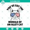 Funny SVG, SVG Files, Morals of An Alley Cat Trump SVG, Trump Alley Cat Funny 13