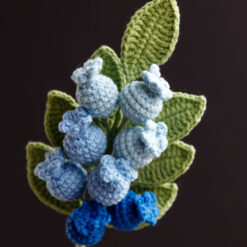 Crochet Blueberry Branch - PDF Pattern with Free Video Tutorial