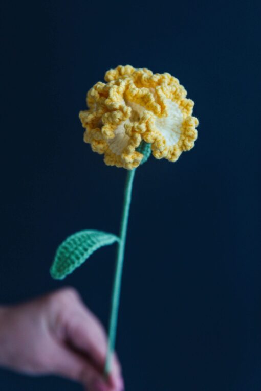 Crochet Carnation Flower - PDF Pattern with Free Video Tutorial