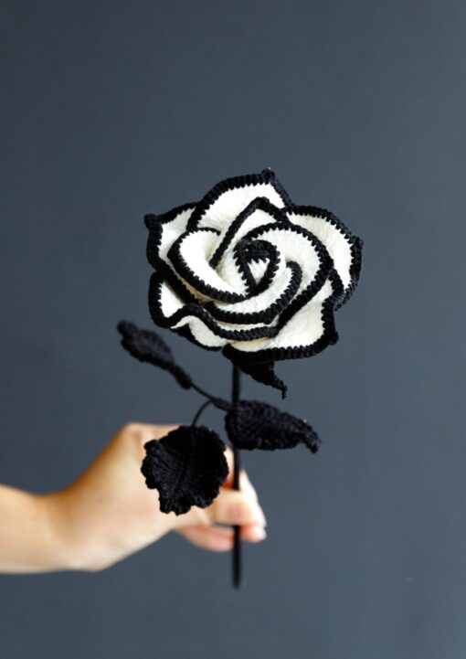 Crochet Chanel Rose - PDF Pattern with Free Video Tutorial