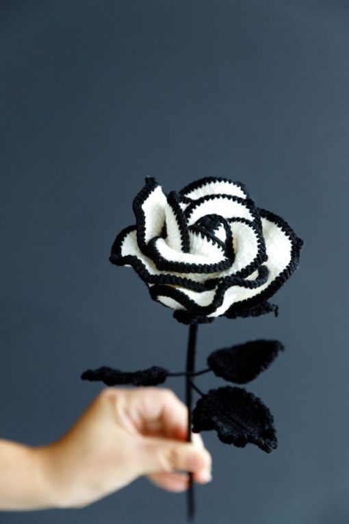 Crochet Chanel Rose - PDF Pattern with Free Video Tutorial