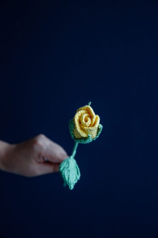 Crochet Closed Rose - PDF Pattern with Free Video Tutorial