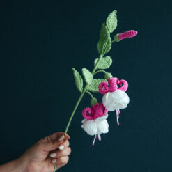 Crochet Fuchsia Flower - PDF Pattern with Free Video Tutorial