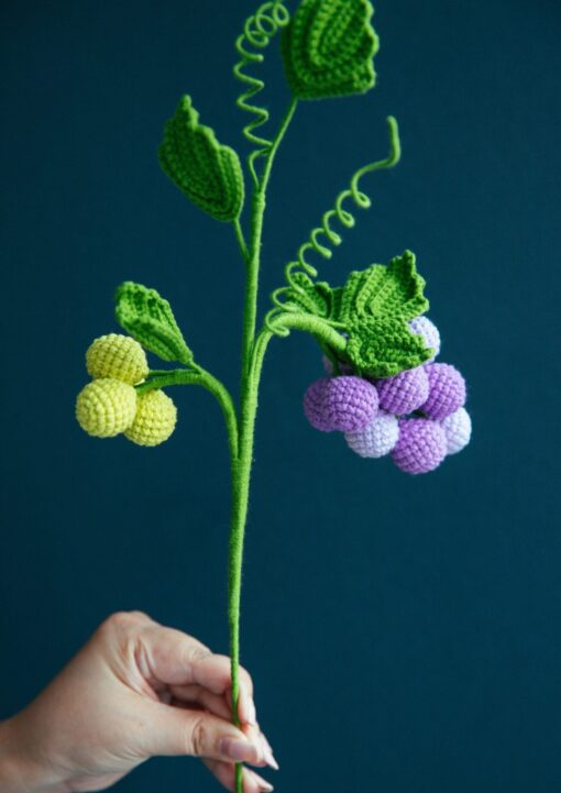 Crochet Grape - PDF Pattern with Free Video Tutorial