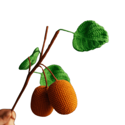 Crochet Kiwi Branch - PDF Pattern with Free Video Tutorial