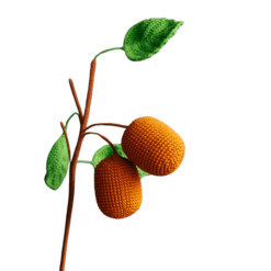Crochet Kiwi Branch - PDF Pattern with Free Video Tutorial