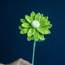 Crochet Lavender Daisy Flower - PDF Pattern with Free Video Tutorial