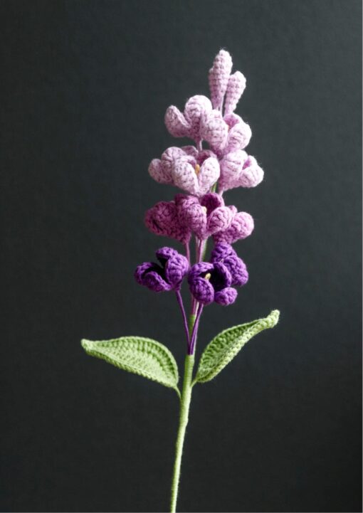 Crochet Lilac Flower- PDF Pattern with Free Video Tutorial