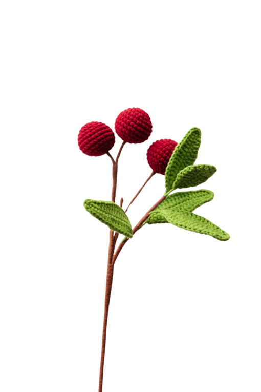 Crochet Litchi Branch - PDF Pattern with Free Video Tutorial