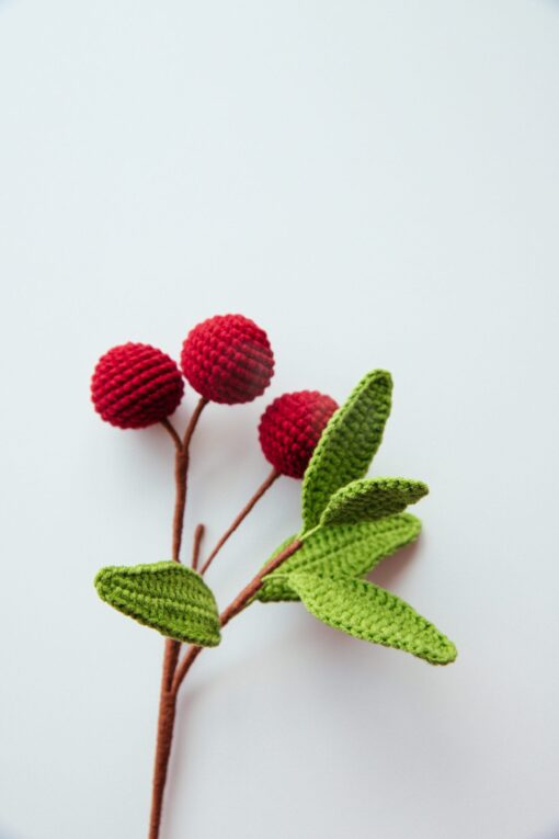 Crochet Litchi Branch - PDF Pattern with Free Video Tutorial