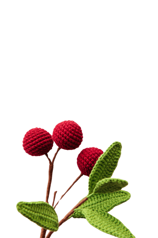 Crochet Litchi Branch - PDF Pattern with Free Video Tutorial