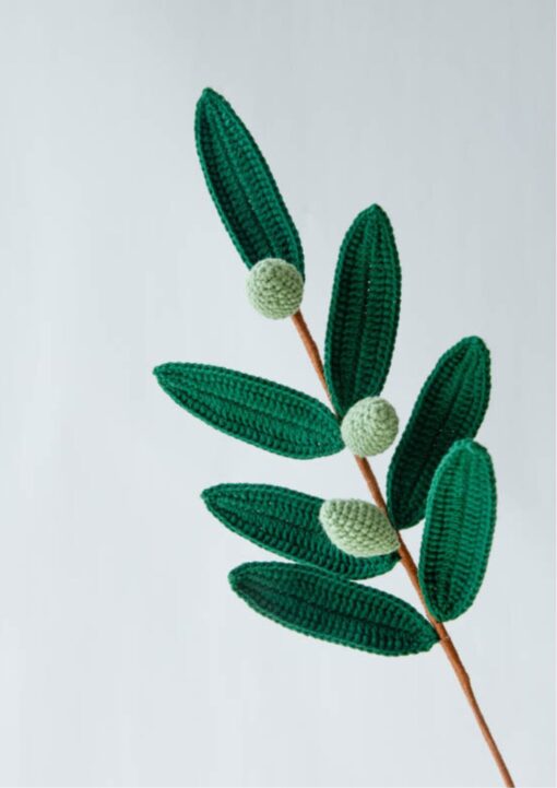 Crochet Olive Branch - PDF Pattern with Free Video Tutorial