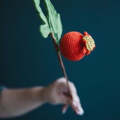 Crochet Pomegranate Branch - PDF Pattern with Free Video Tutorial