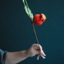 Crochet Pomegranate Branch - PDF Pattern with Free Video Tutorial