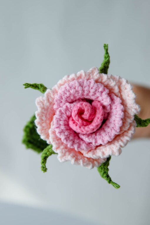 Crochet Roselle Rose - PDF Pattern with Free Video Tutorial