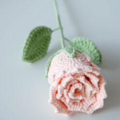 Crochet Wineglass Rose - PDF Pattern with Free Video Tutorial