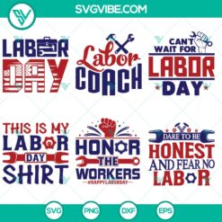 Labor and Delivery Nurse SVG Files, Celebrate USA Labor Day SVG 3