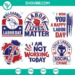 Labor and Delivery Nurse SVG Files, Celebrate USA Labor Day SVG 4