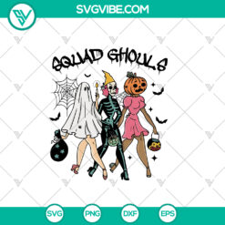 Celebrate Halloween with your favorite ghoul gang using this Squad Ghouls SVG! Featuring a vintage-inspired design that’s both spooky and stylish, this SVG is perfect for creating matching outfits, decorations, and more for you and your friends. Whether you’re making t-shirts, bags, or party decor, this design is versatile and comes in PNG format for easy use with Cricut, Silhouette, and other cutting machines. What's Included: High-quality SVG and PNG files Compatible with Cricut, Silhouette, and other cutting machines Instant digital download Perfect For: Halloween-themed crafts Matching squad t-shirts DIY decor, mugs, signs, and more